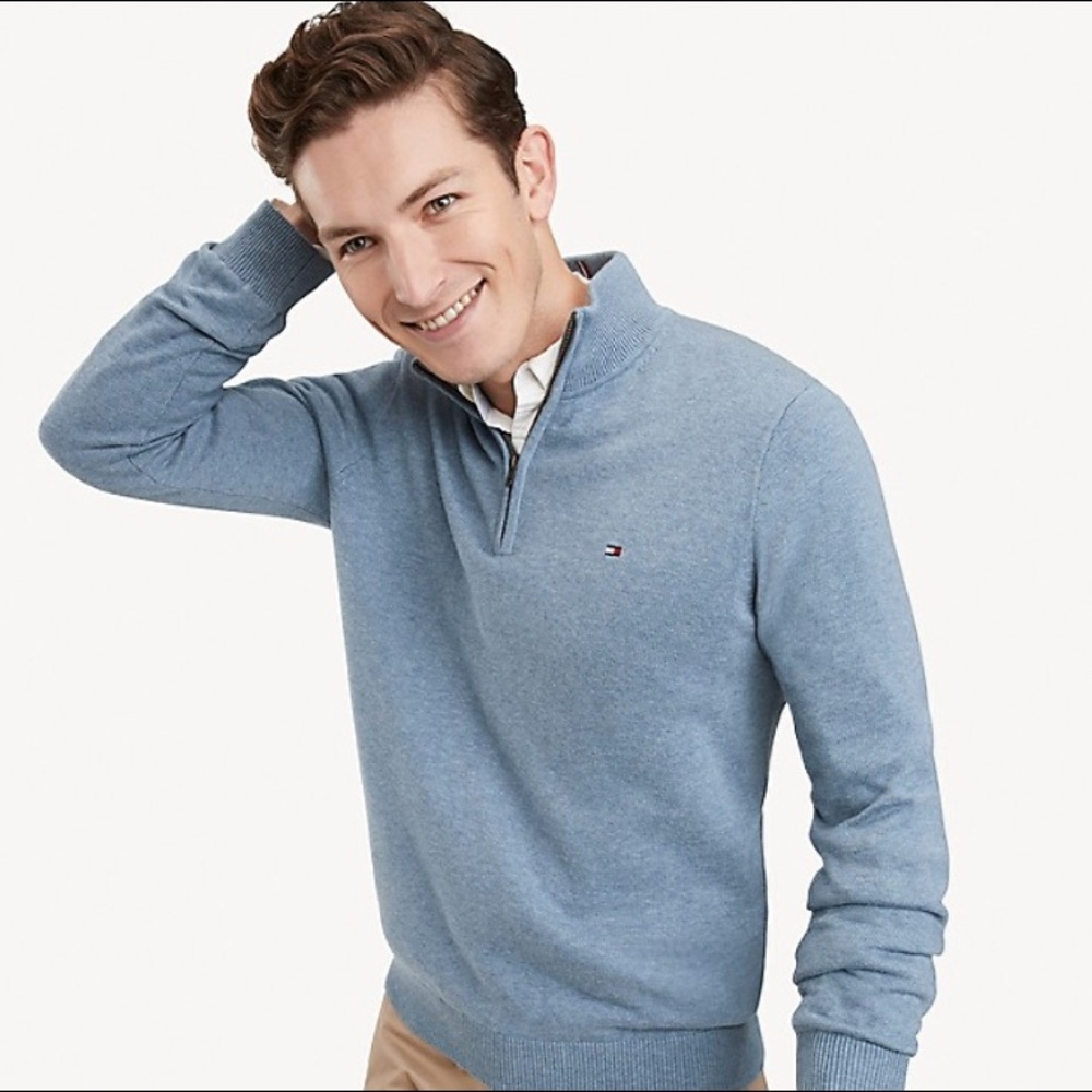 TOMMY HILFIGER Essential Quarter Zip Track Jacket